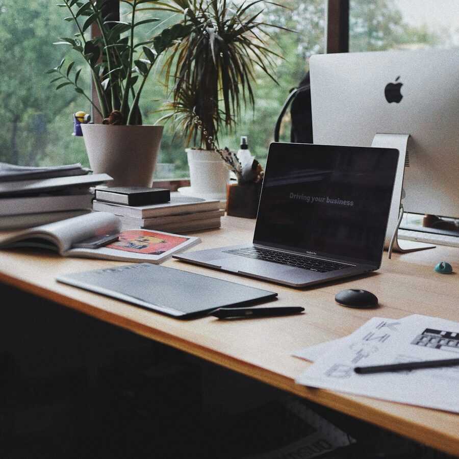 An organized desk — more time to focus on your business